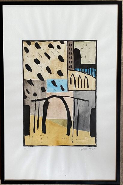 null Zaven PARE (1961)

Ensemble de quatre lithographies en couleur représentant...