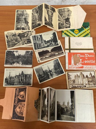 null LOT de cartes postales : notamment "Dinant", "Bassins et Saut du Doubs", "Notre...