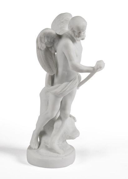 null PARIS

Bisque statuette representing Chronos winged and draped in the antique...