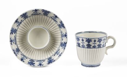 SAINT-CLOUD 
A soft porcelain cup and saucer...