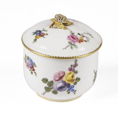 null SÈVRES

Calabrian sugar pot covered in soft porcelain with polychrome decoration...