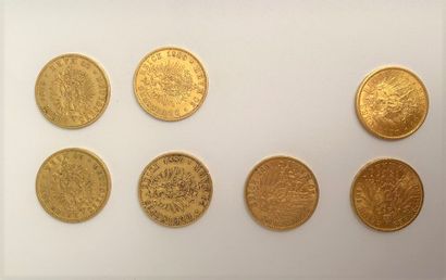 null *13 pièces en or de 20 Deutsches Reich mark de 1878 (x2), 1886 (x2), 1889, 1890,...