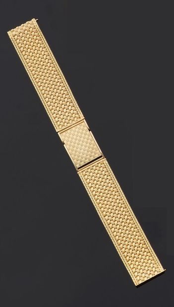 Bracelet de montre en or jaune 750 millièmes...
