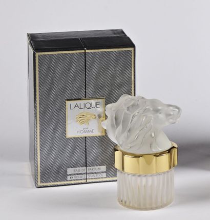 null CRISTAL LALIQUE

Flacon de parfum bouchon radiateur « Lion », édition limitée...