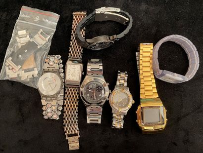 null Set of watches including Agatha, Louis Piobn, Swatch 

As is