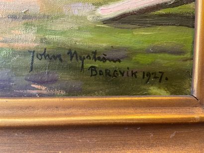 null John NYSTRÖM (1888-1945)

Vue du Moulin de Borgvik.

Huile su rtoile dan sun...