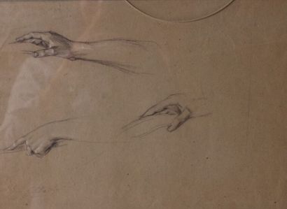 null Georges CLAIRIN (1843-1919)

Two studies of hands 

Set of two pencil and chalk...