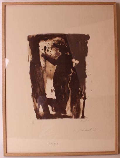 null THREE FRAMED PRINTS : 

- Theodulo ROMULO (1943)

Bulls and erotic scenes

Engraving,...