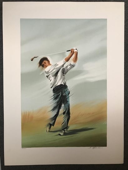 null Maurice FILLONNEAU (1930-2000)

Golfers

Four lithographs in colours, numbered...