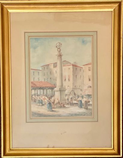 null HUART Charles XXth century

The Column

Mixed media on paper, monogrammed lower...