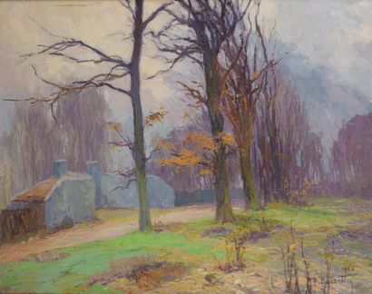 null Pierre Laurent BAESCHLIN (1886-1958)

House of the forest guards

Oil on canvas,...