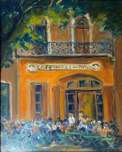 Odette MOUGNEAU

Cafe Hotel, 1951

Oil on...