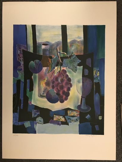 null Tony AGOSTINI (1916-1990)

Still life with a bunch of grapes

Two color prints,...