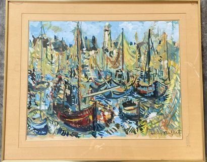 null Guy BUFFET (1943)

Marine

Aquarelle, signée en bas à droite. 

44 x 57 cm