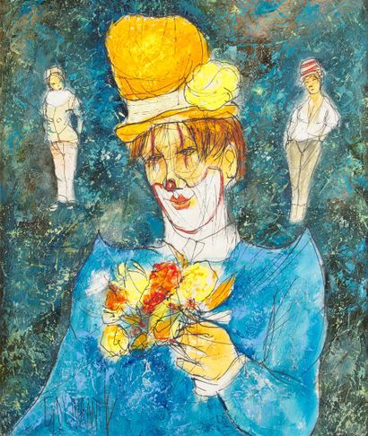 null Gérard GOUVRANT (1946)

Le clown romantique 

Huile sur toile, signée en bas...