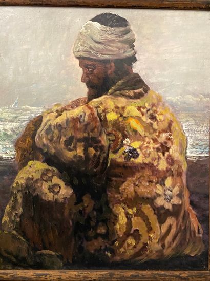 null Orientalist school (20th century)

Portrait of a man sitting in front of the...