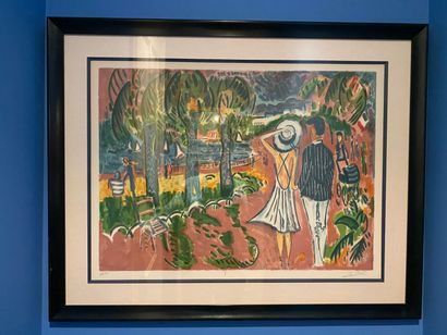 null Jean-Claude PICOT (1933)

La croisette

Lithograph, signed lower right and numbered...