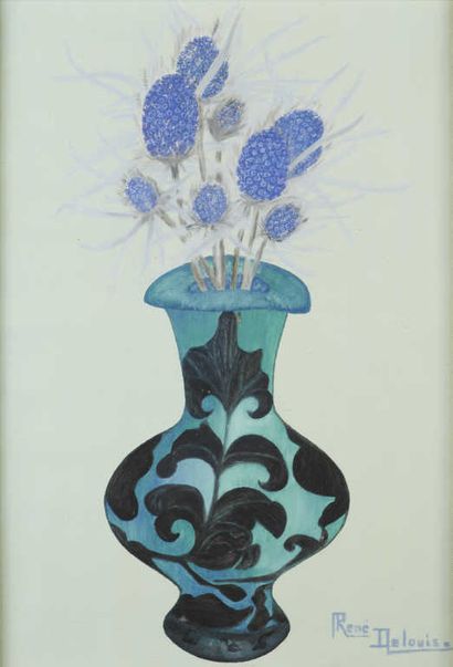 DELOUIS R. (XX-XXI th century)

Vase with...