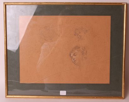 null Georges CLAIRIN (1843-1919)

Trois étude de visages

Crayon et craie blanche...