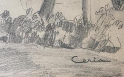 null Edmond CERIA (1884-1955)

Landscape

Pencil drawing, signed lower right. Mounted...