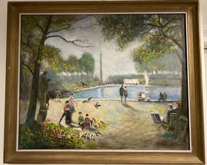 null Jules René HERVÉ (1887-1981) 

The Luxembourg Garden

80 x 99 cm 

Oil on canvas...