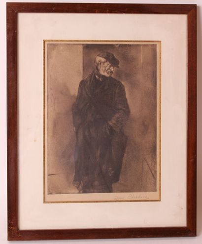 null Edgar CHAHINE Edgar (1874 - 1947)

Portrait d'homme 

Gravure, signée dans la...