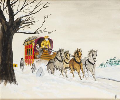 Jacques LEBEAU (1932-)

The Bourges Stagecoach,...