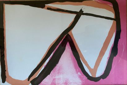 null Bram VAN VELDE (1895-1981)

Abstract pink composition

Lithograph, from the...