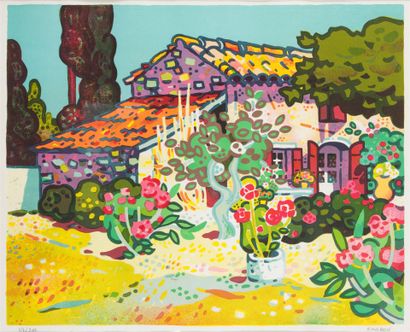 Guy CHARON (1927)

Maison fleurie

Lithographie,...