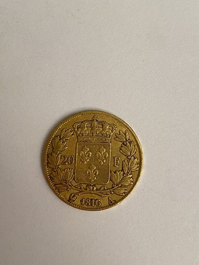 null *FRANCE, 11 pièces de 20 francs or de 1816, 1850, 1851, 1857, 1863, 1903, 1905,...
