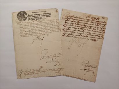 ESPAGNE : 2 documents 						

Philippe IV...