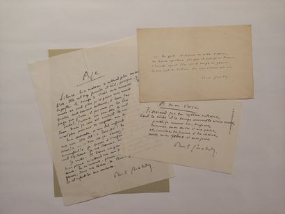 null GÉRALDY (PAUL) poète français (1885-1983)		

Manuscrit autographe signé (sans...