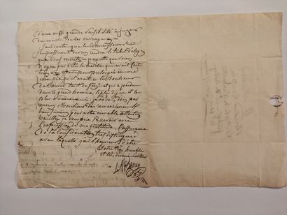 null LARREY (Dominique-Jean) (1746-1842) 			

Lettre autographe signée à Pierre-Alexandre...