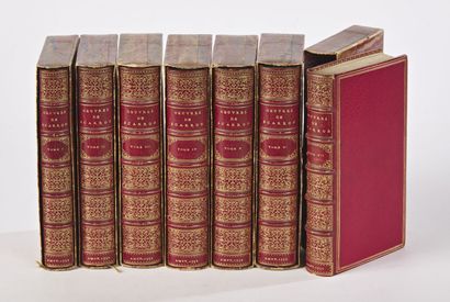 null Paul SCARRON 

OEuvres. Amsterdam, Wetstein, 1752. 

7 volumes in-12, maroquin...