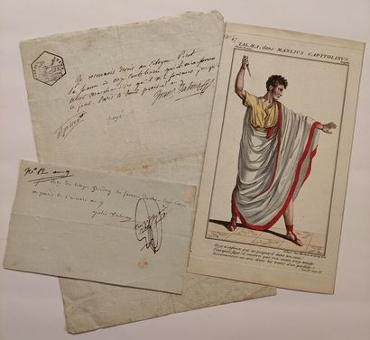 null TALMA (François Joseph) (1763-1826) 			

Billet autographe signé au citoyen...