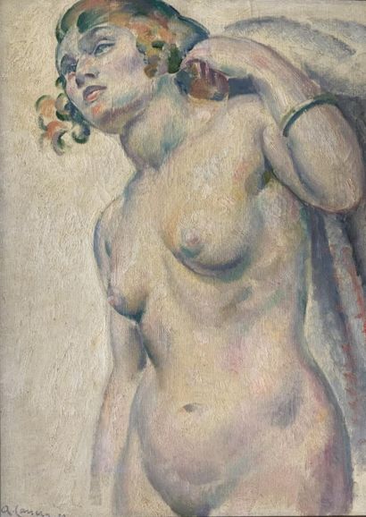 null Augustin CARRERA (1878-1952)

Buste de femme nue 

Huile sur toile, signée en...