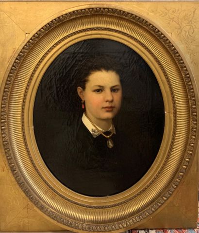 null ECOLE DU XIXe siècle, attribuée à John Henry NIEMEYER (1839-1932) 

Portrait...