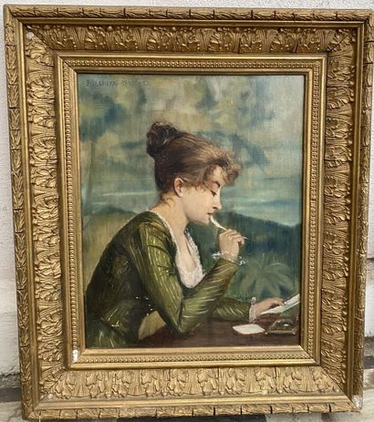null Paul Marie LAPIERRE-RENOUARD (1854-?)

Jeune femme écrivant une lettre

Huile...