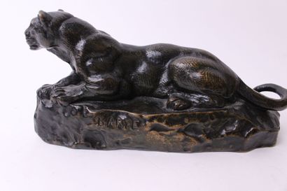 null D'après Antoine Louis BARYE (1796-1875)

Panthère couchée

Epreuve en bronze...