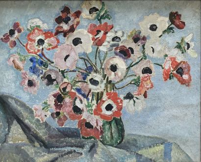 null Augustin CARRERA (1878-1952)

Bouquet de fleurs 

Huile sur toile, signée et...