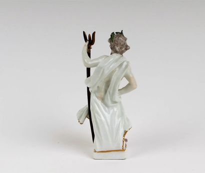 null Meissen

Statuette en porcelaine représentant Neptune portant un trident, à...
