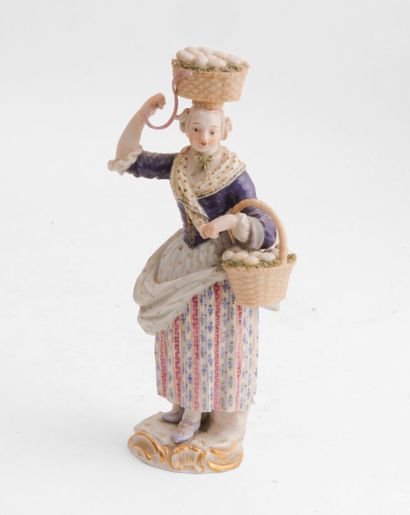 Meissen

Figure en porcelaine à décor polychrome...