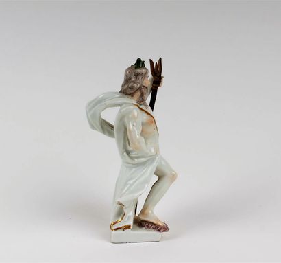 null Meissen

Statuette en porcelaine représentant Neptune portant un trident, à...