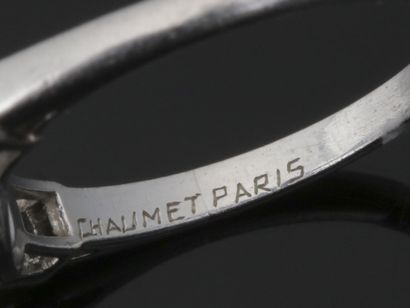 null CHAUMET PARIS


Bague en platine 850 millièmes ornée au centre d'un diamant...