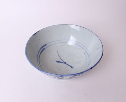null CHINA, 20th century 


Blue and white porcelain bowl 


Marked under the base...
