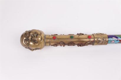 null CHINA


Cane in gilt bronze and cloisonné enamels, the pommel decorated with...