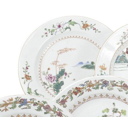 null CHINA


Porcelain plate with polychrome decoration of the pink family enamels...