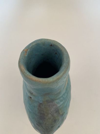 null CHINA


Vase with flat body in turquoise enamelled stoneware with decoration...