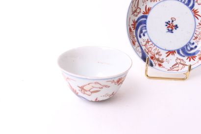 null CHINA


Three sorbets and their saucer in blue, red and gold Imari floral porcelain....
