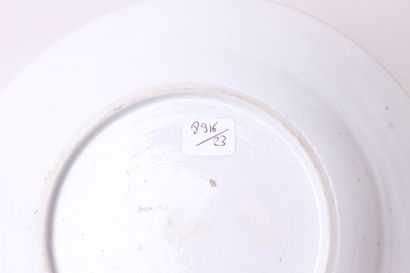 null Chine


Deux assiettes en porcelaine à décor polychrome des émaux de la Famille...